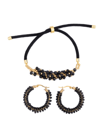Elegante juego de joyería artesanal