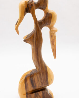 Escultura Amor Puro de Madre, figura y accesorio decorativo para el hogar, hecha a mano en madera de guayacán, 10 y 17 pulgadas.